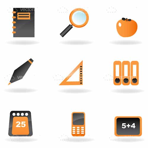 Study icons